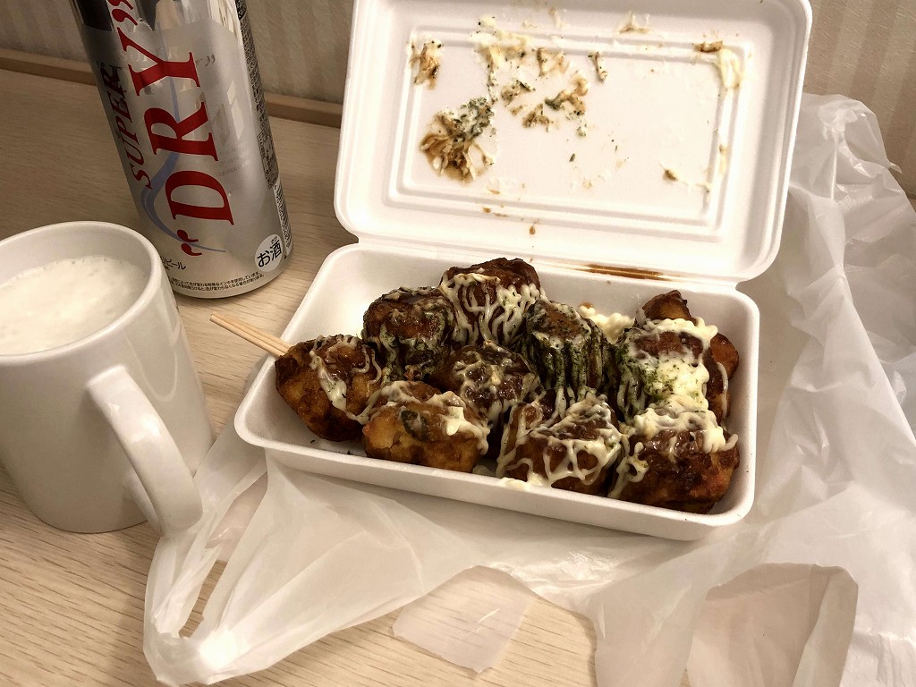 十三のぬくぬく屋のたこ焼き