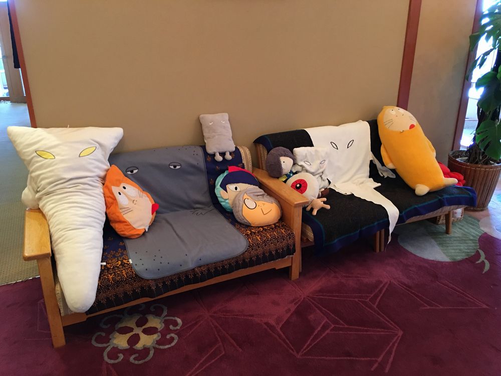 松月のソファ