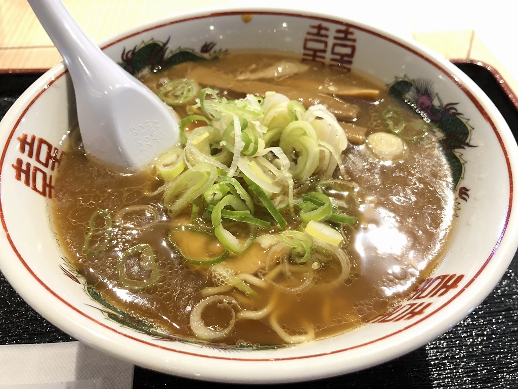 旭川空港の梅光軒の醤油ラーメン