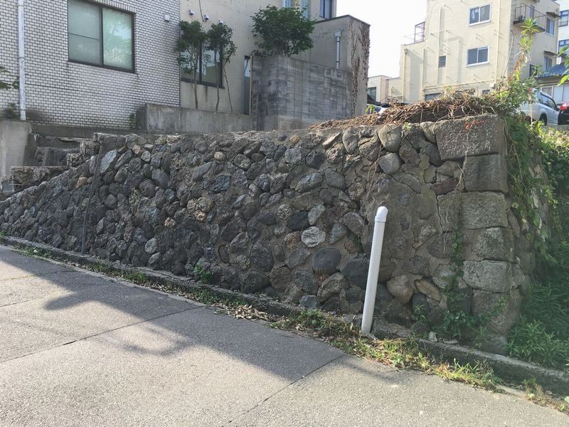 内惣構の名残の高低差3