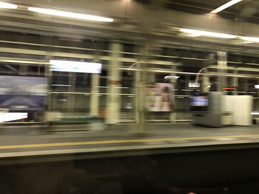 かがやき510号から撮影した高崎駅