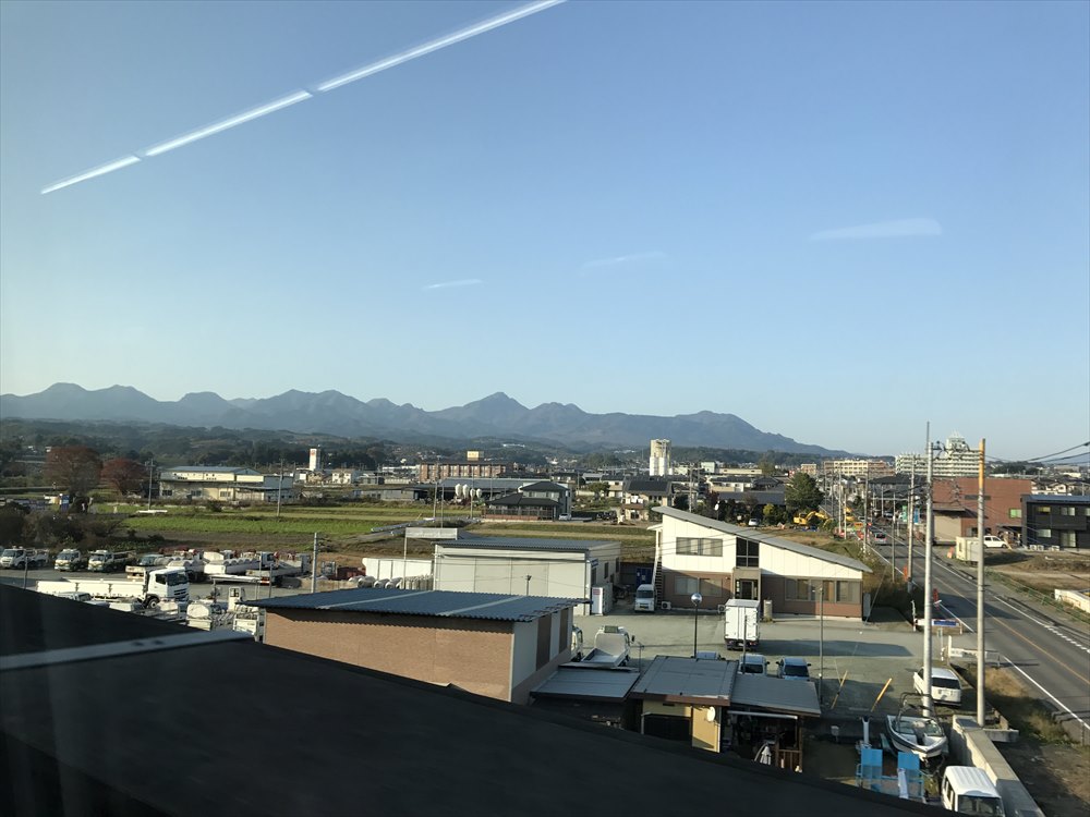 高崎市箕郷町付近からの榛名山