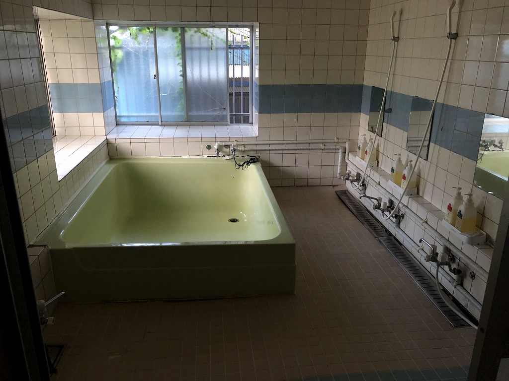 鹿嶋市の旅館 三笠山の共同風呂