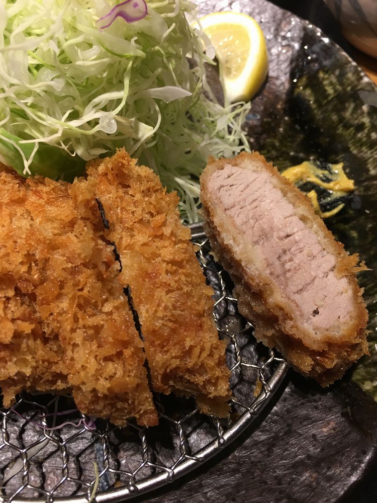 勝烈亭の厚揚げ 六白黒豚 棒ひれかつ膳2