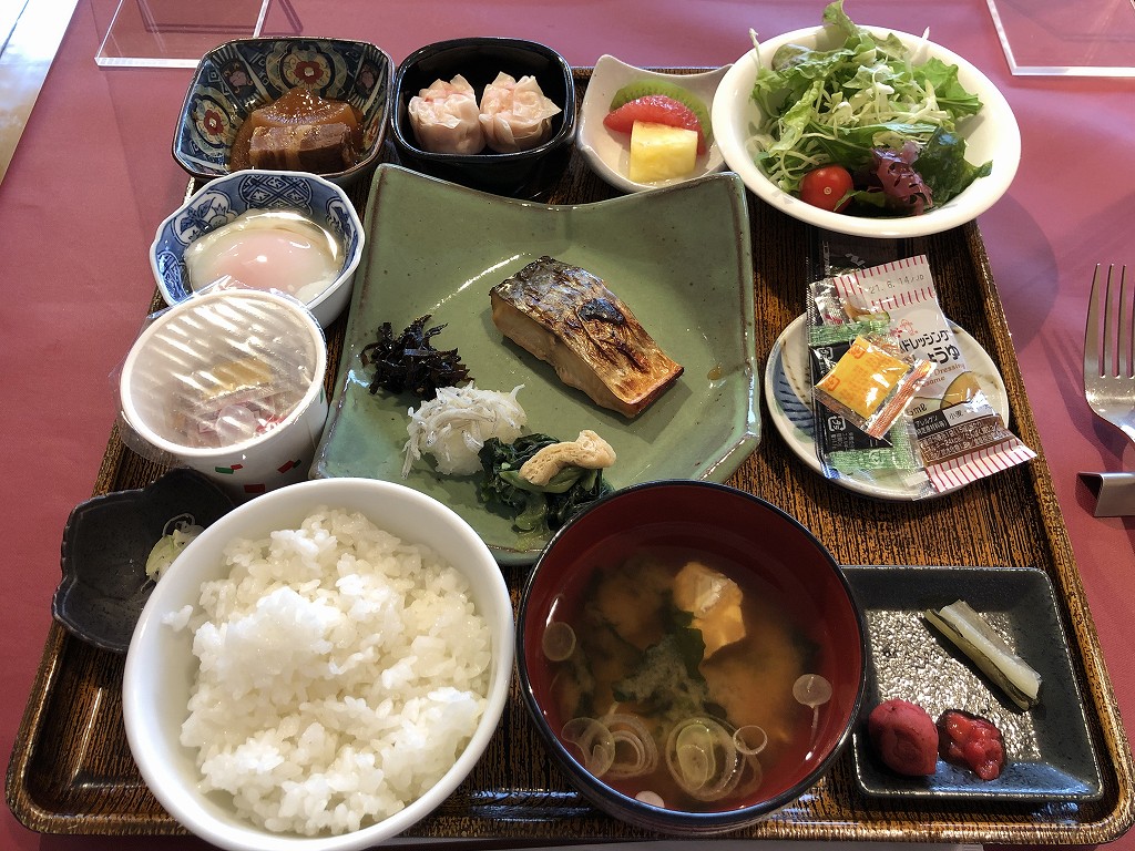 川越プリンスホテルのブッフェレストラン「エトワール」の和朝食