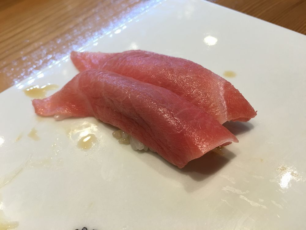 熊本・金寿しのまぐろの寿司