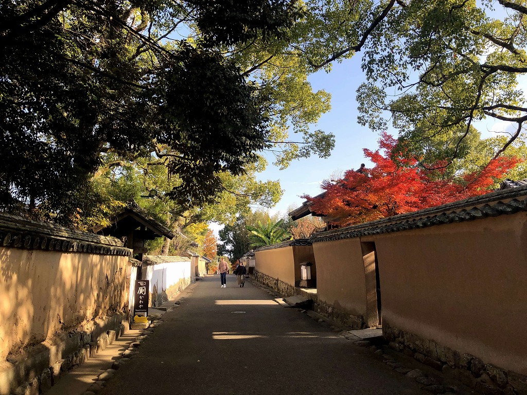 杵築の能見邸の紅葉