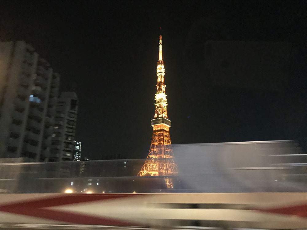 首都高から東京タワー