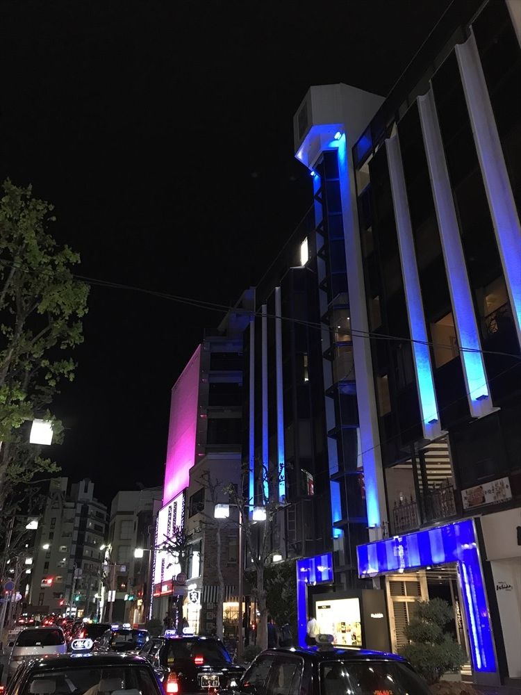 深夜の北野坂