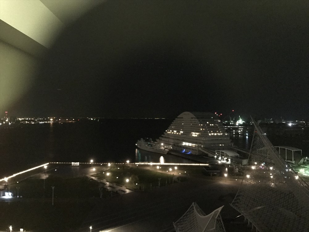 ホテルオークラ神戸からの深夜の眺め