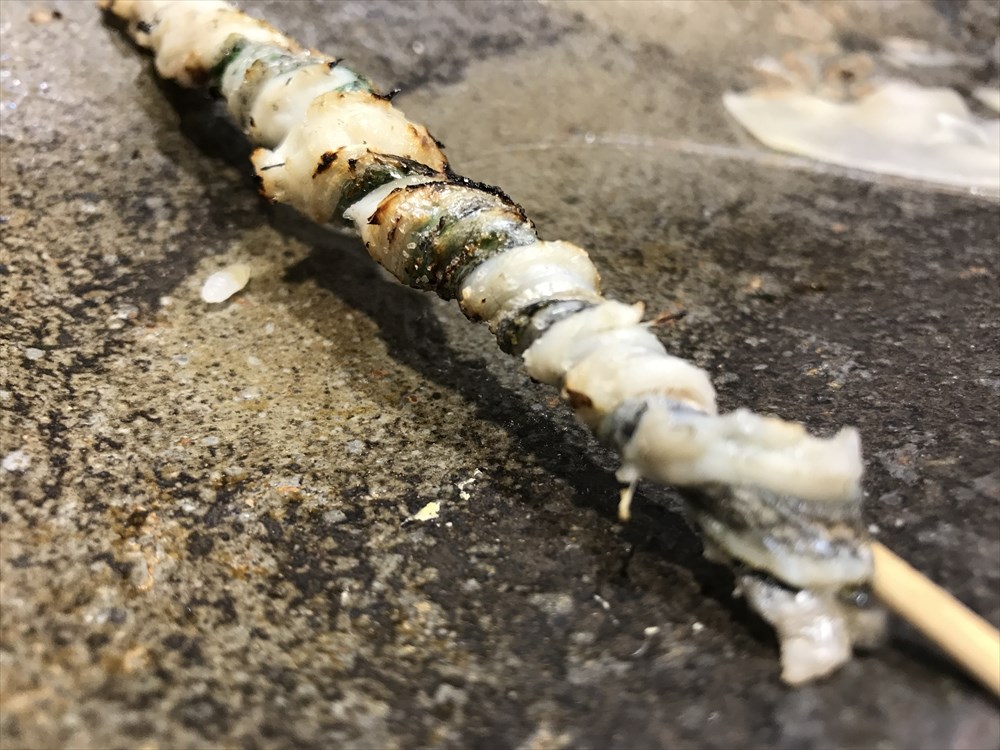 磯はんのサヨリの皮焼き