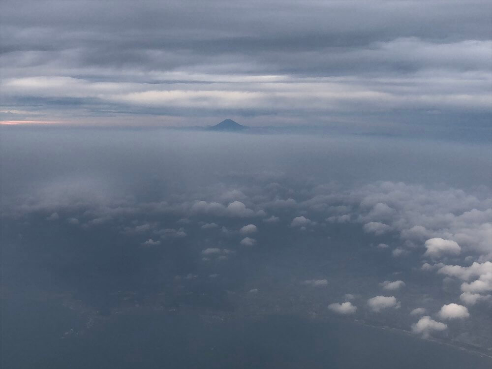 スカイマーク112便からの富士山