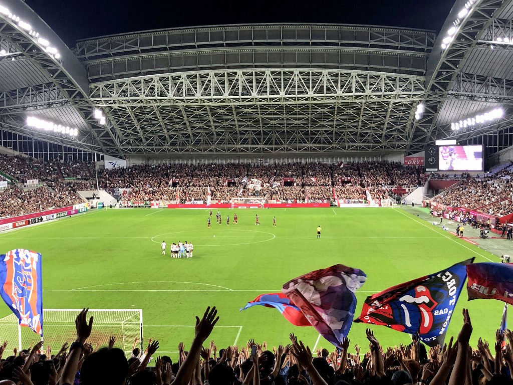 2024年のヴィッセル神戸対FC東京の前半スタート1