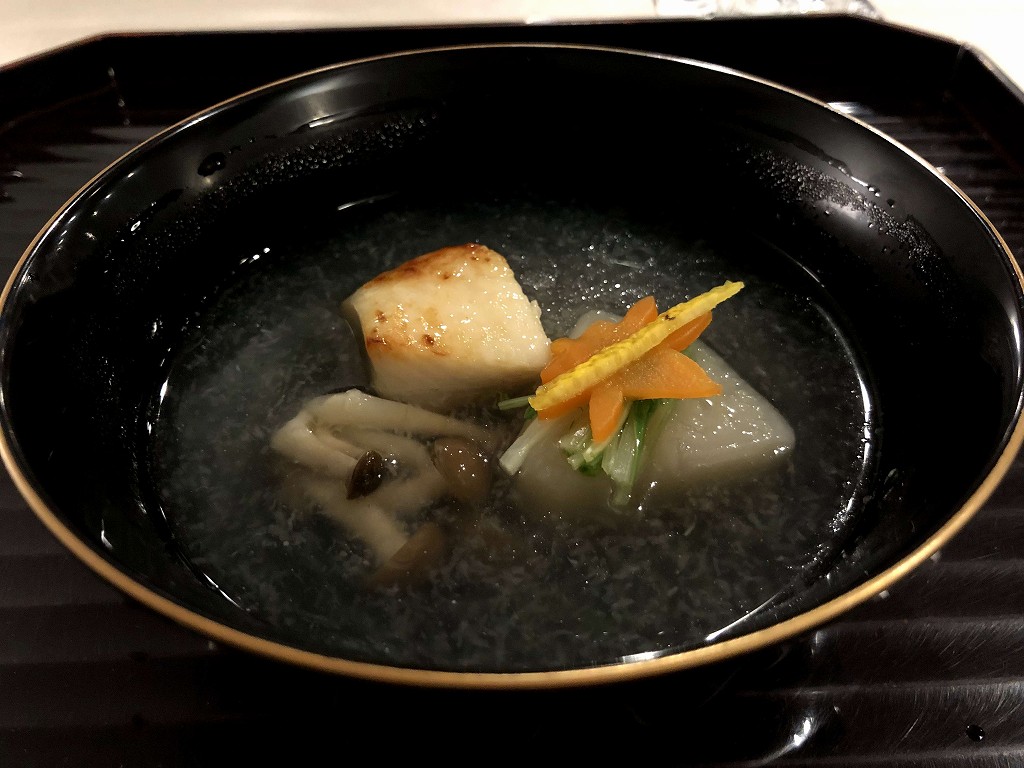 神戸たん熊 北店のカレイの入った蕪のスリながし