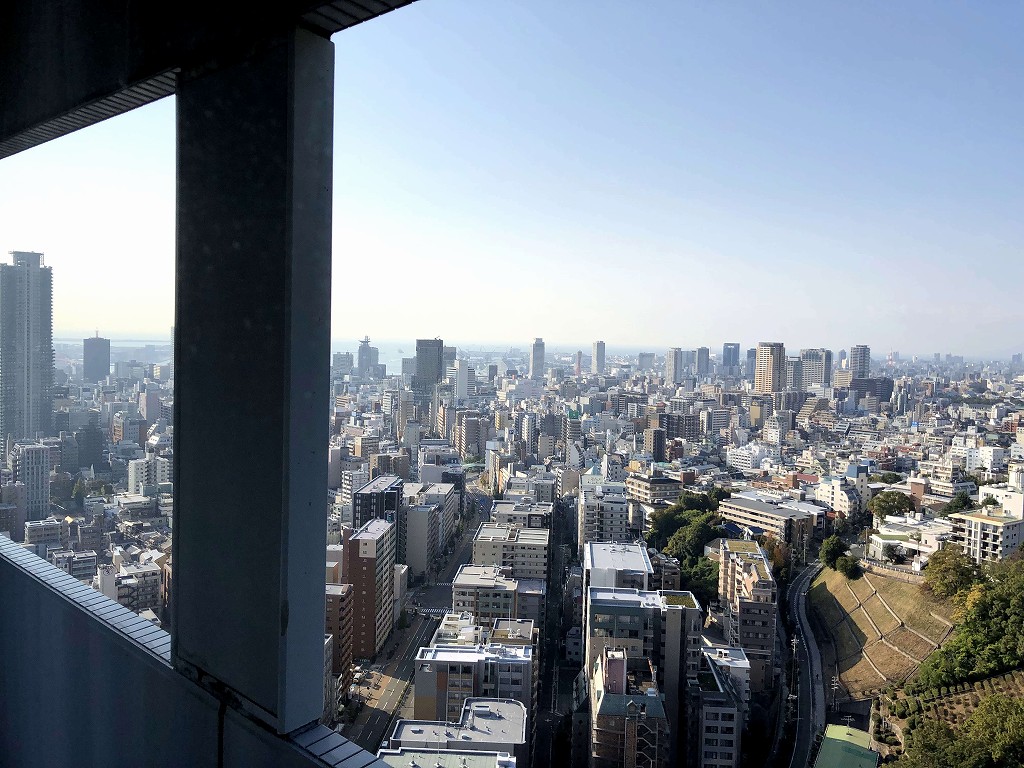 ANAクラウンプラザホテル神戸から西側の眺め2