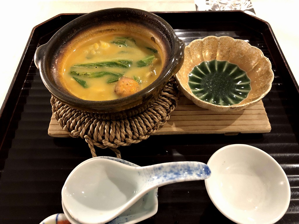 神戸たん熊 北店のかぼちゃの豆乳仕立て