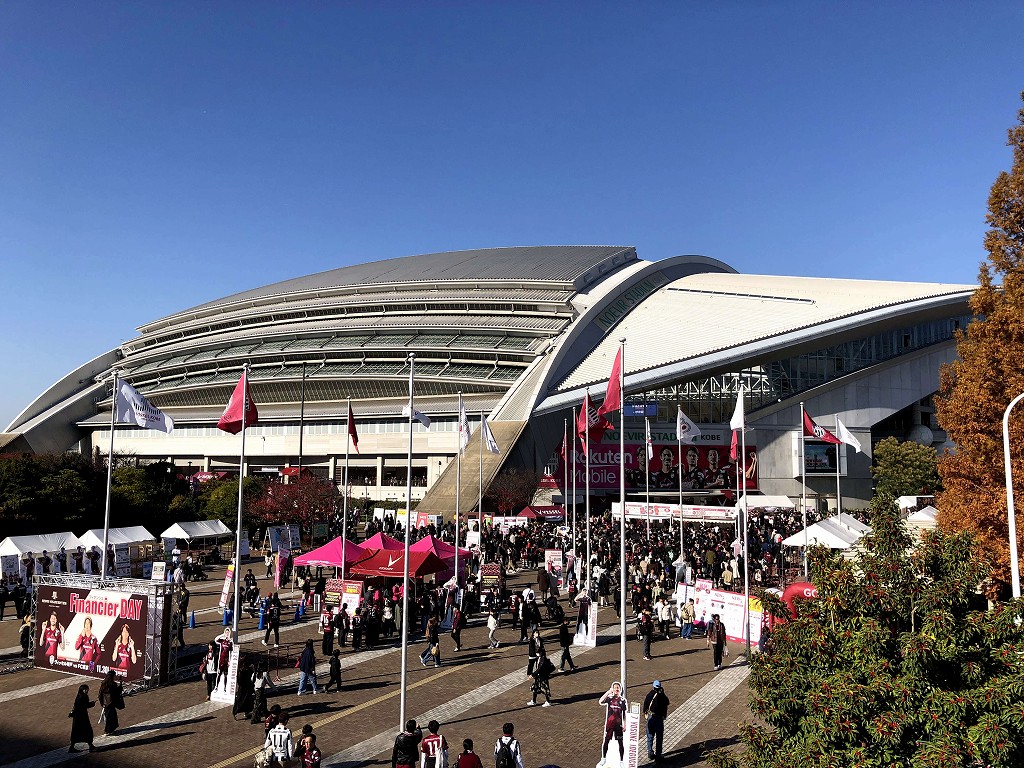 ノエビアスタジアムの外観