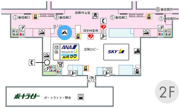 ラウンジ神戸の場所マップ