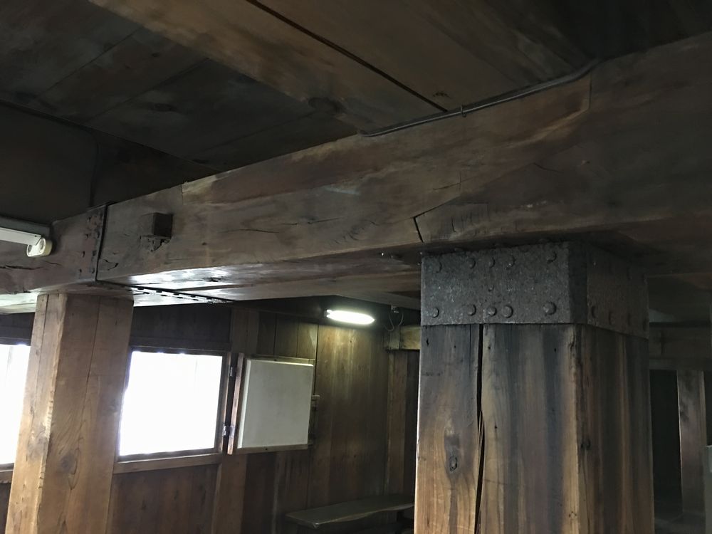 高知城の木組み