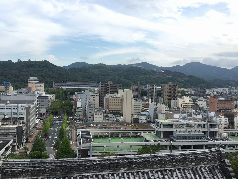 高知城天守閣最上階からの眺め2