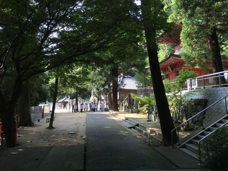 八栗寺のお遍路さん