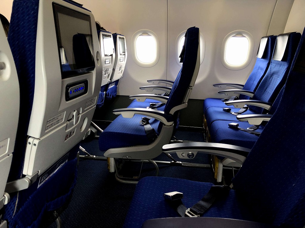 減便対象のANA751便の空き具合