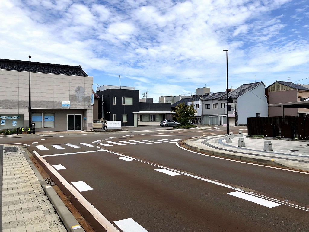 旧北国街道のクランク