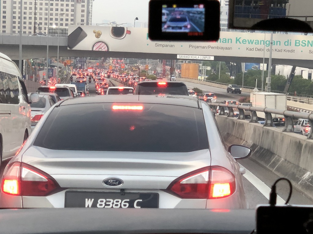 クアラルンプールの渋滞