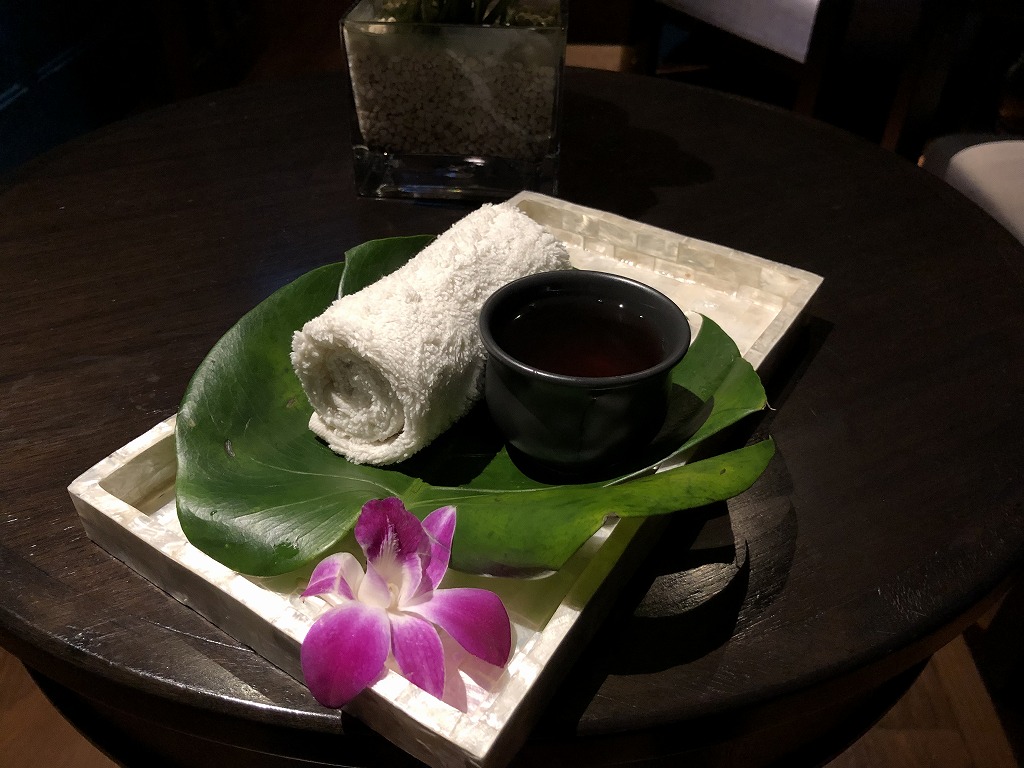 マンダリン オリエンタル クアラルンプールのスパのお茶