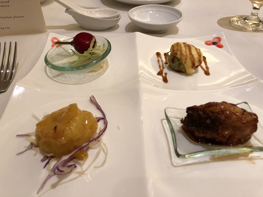 マンダリン オリエンタル クアラルンプールの中華レストラン「LAI PO HEEN」の前菜