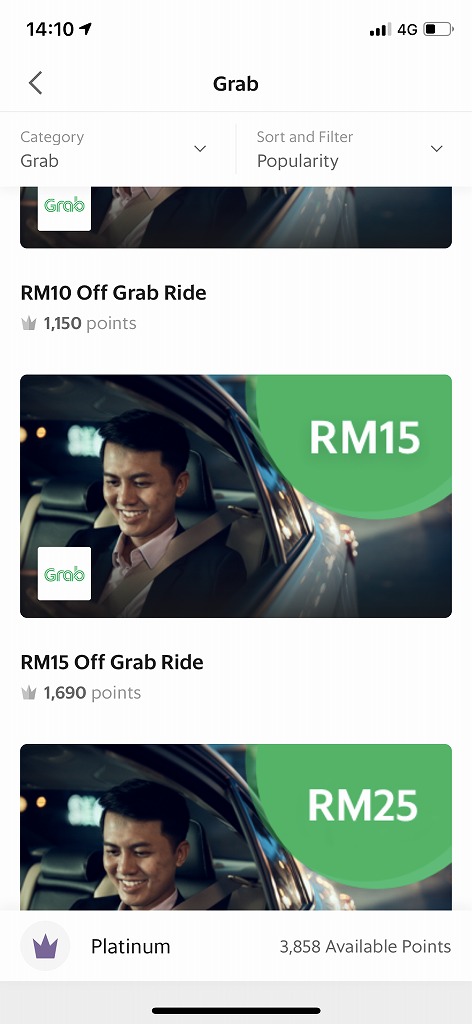 RM15 Off Grab Ride