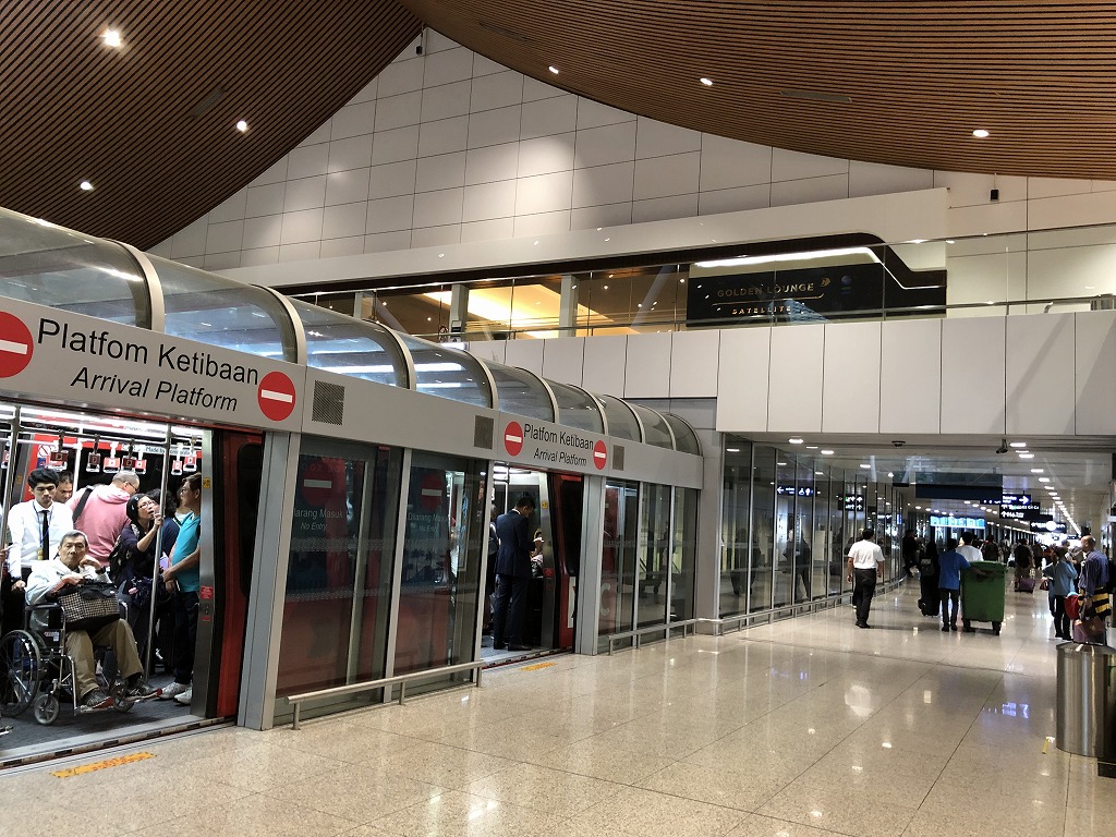 クアラルンプール国際空港の「ゴールデンラウンジ」の場所