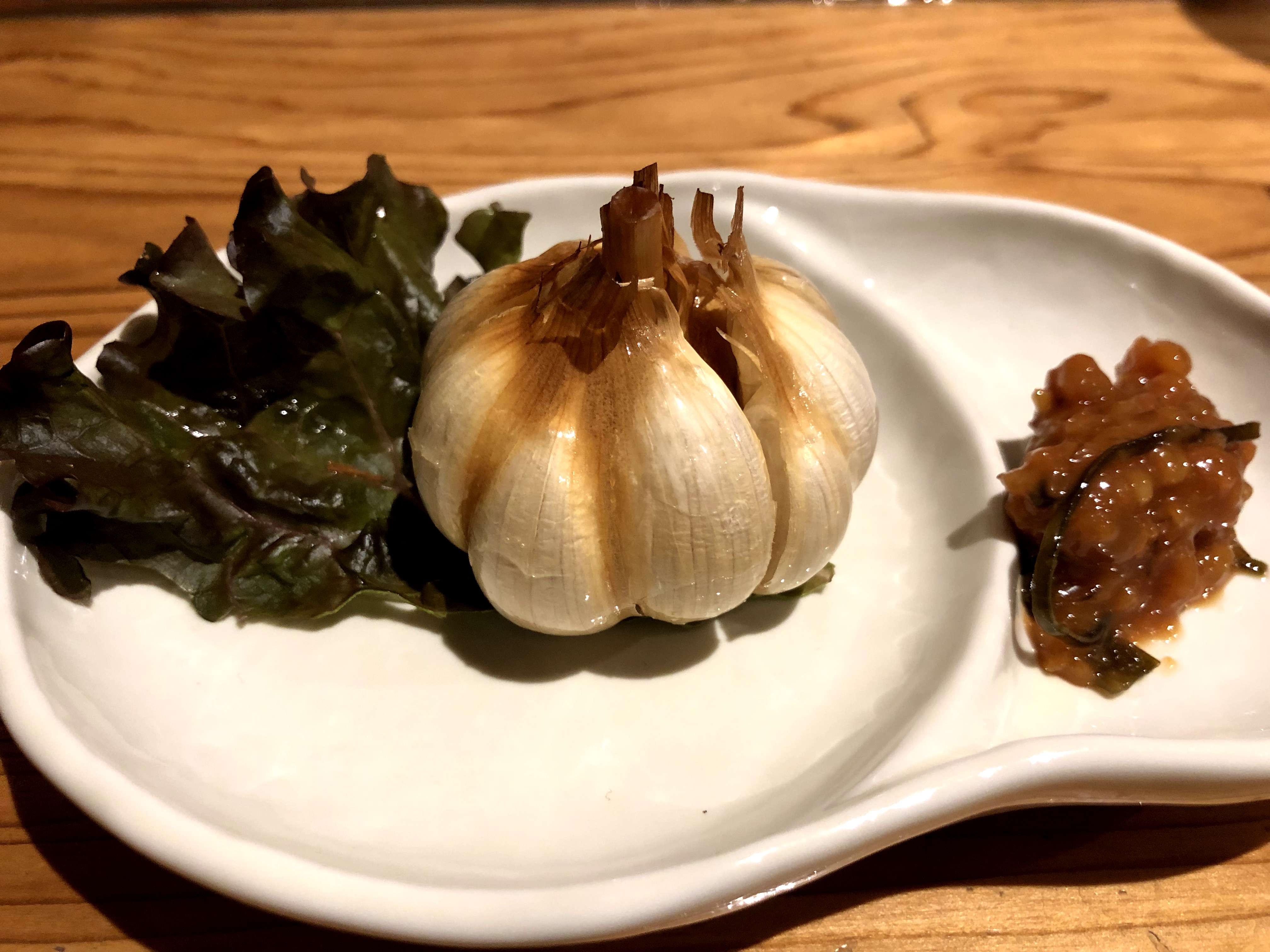 三里木駅の居酒屋「しゅう」のにんにく爆弾