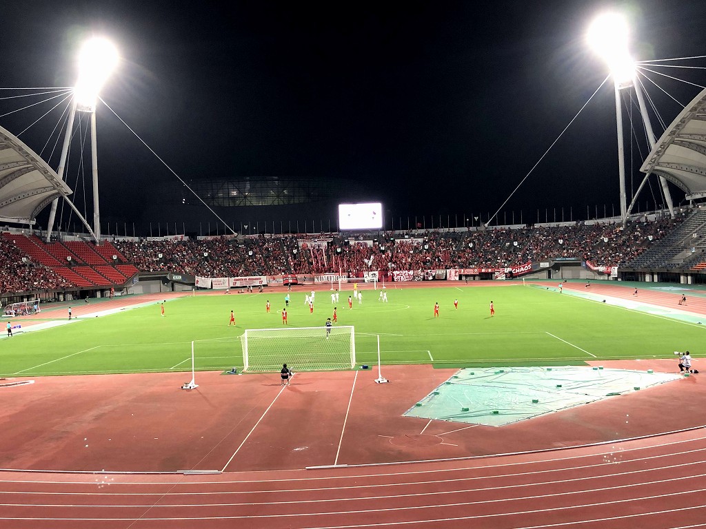 天皇杯4回戦後半開始前