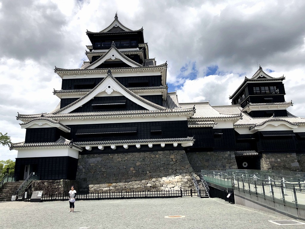 熊本城の天守閣2