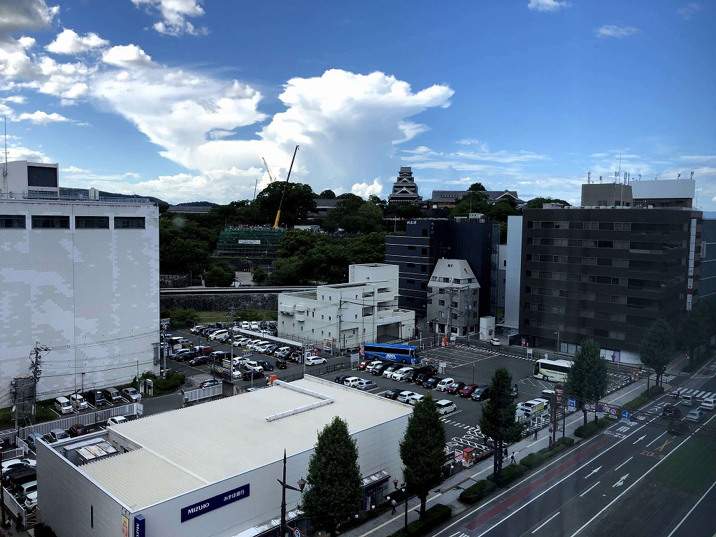 ダイワロイネットホテル熊本から熊本城