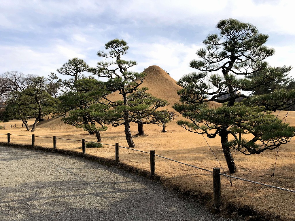 水前寺成趣園の池を一周2
