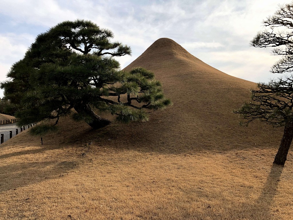 水前寺成趣園の池を一周3