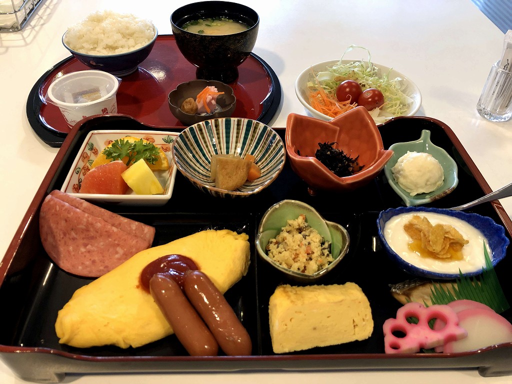 水前寺共済会館グレーシアの朝食セット1