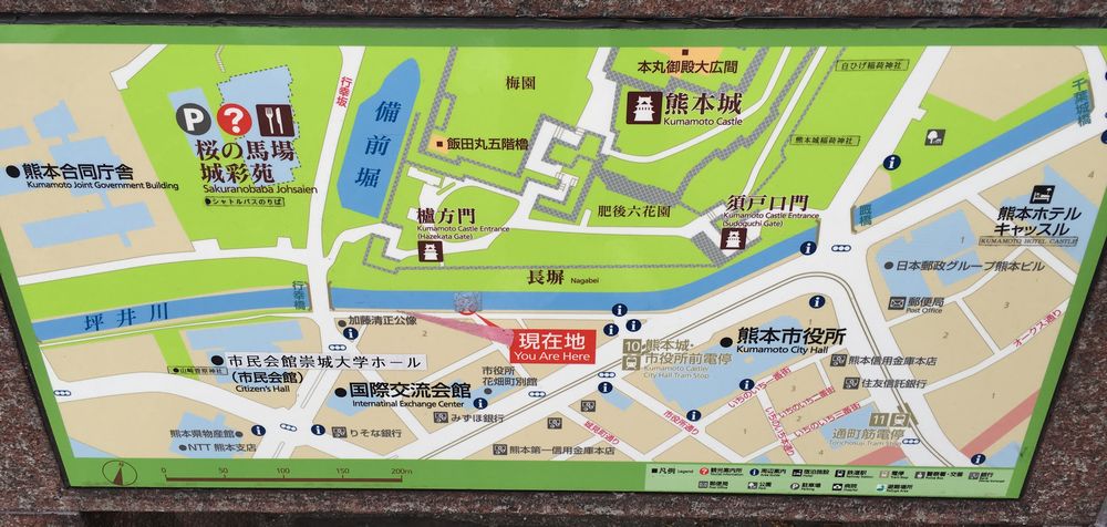 熊本城の位置情報