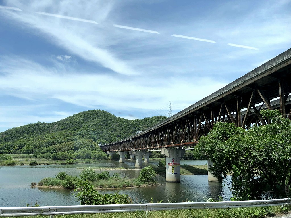 高梁川に架かる橋
