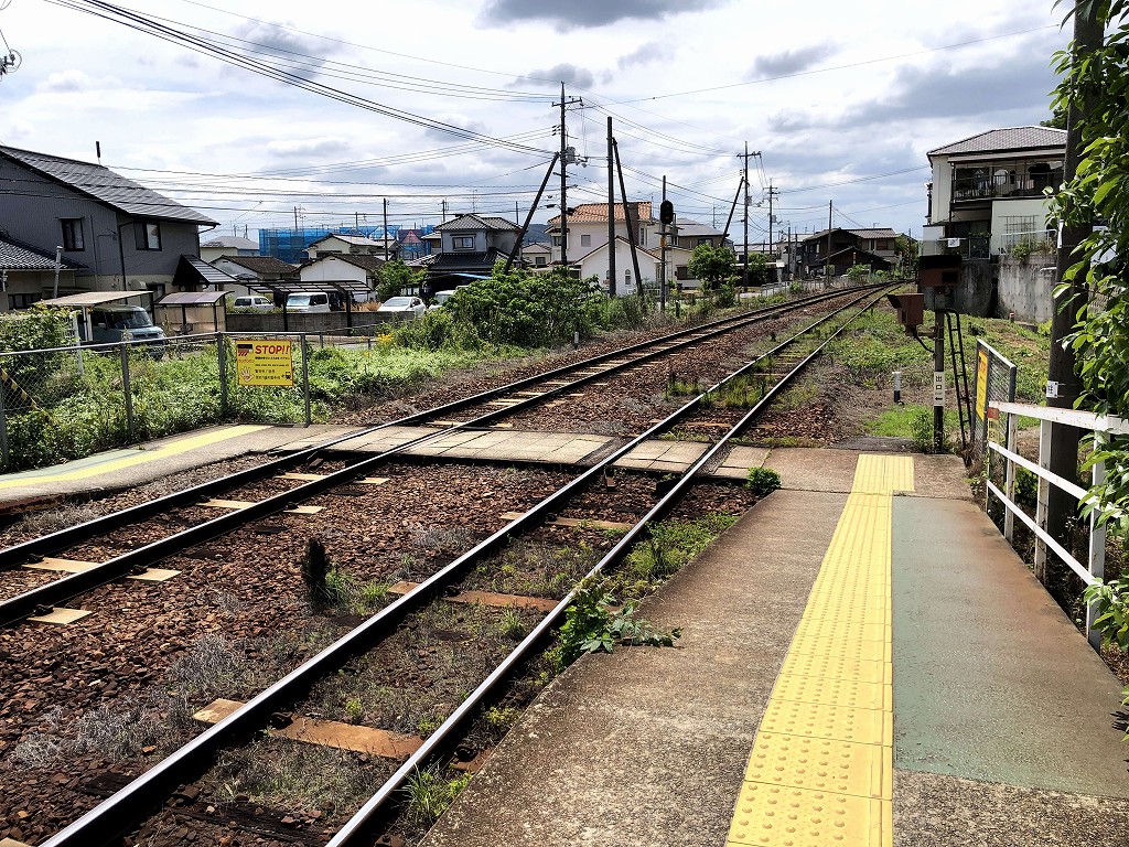 吉備津駅の線路