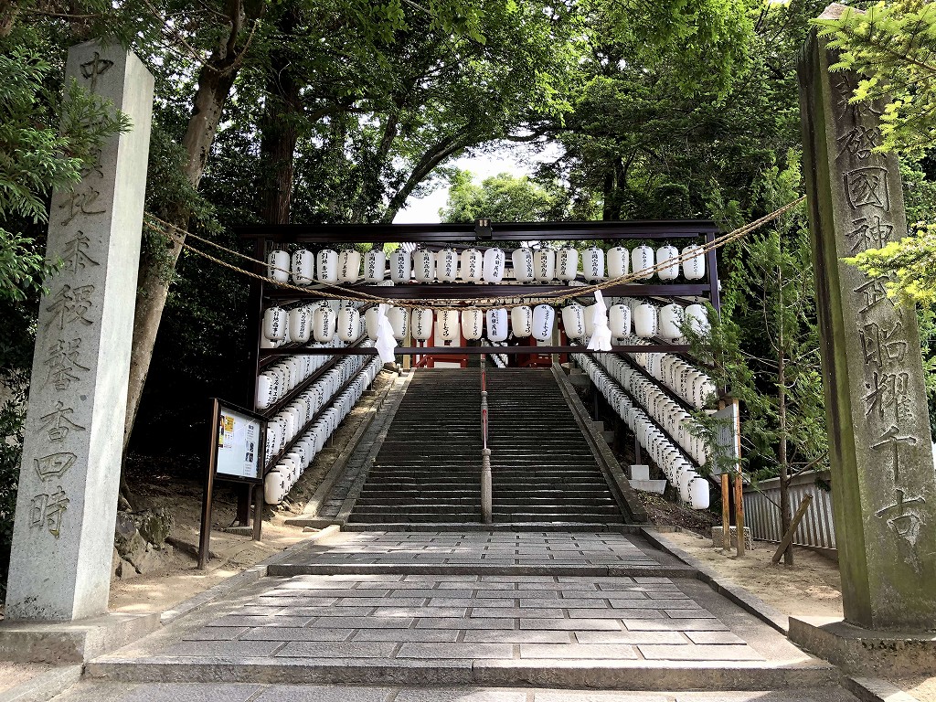 吉備津神社の階段1