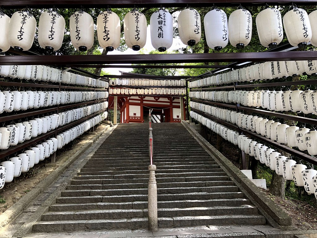 吉備津神社の階段2