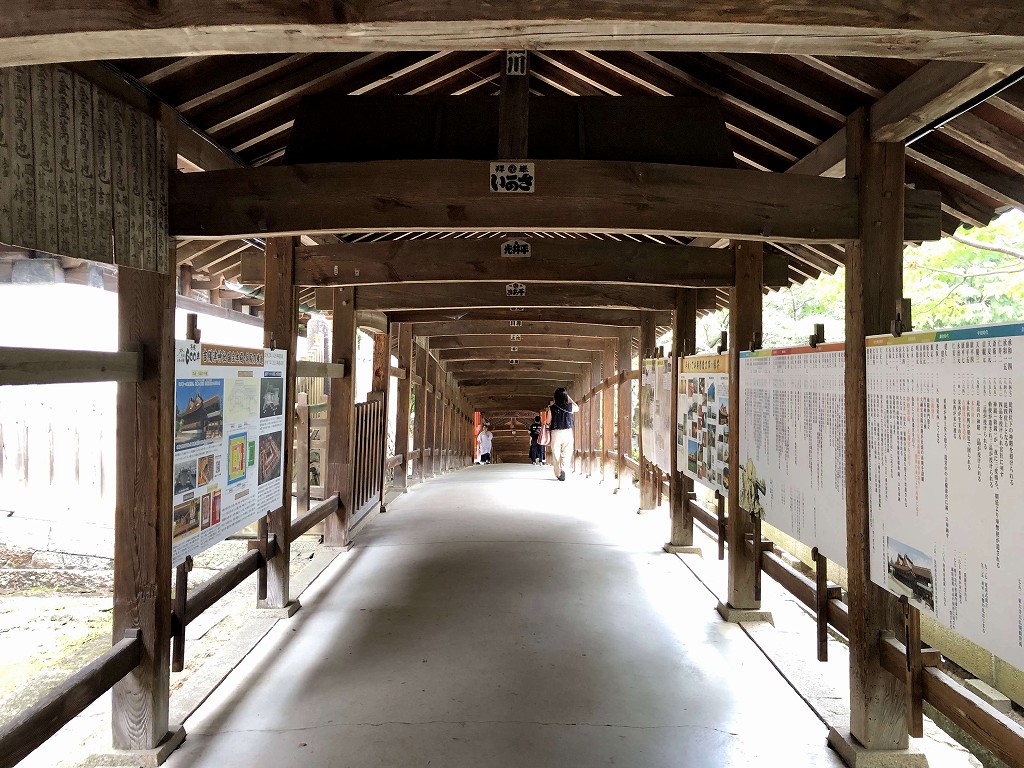 吉備津神社の回廊1