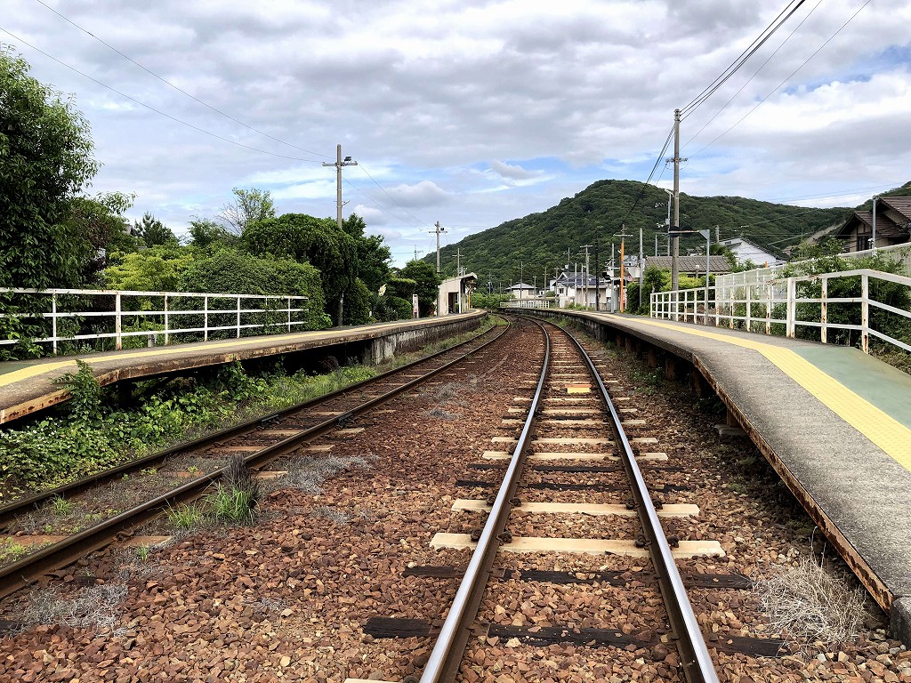 吉備津駅の線路