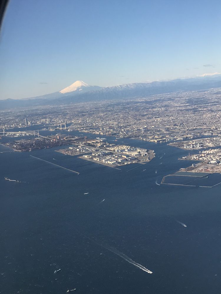 ANA675便から富士山