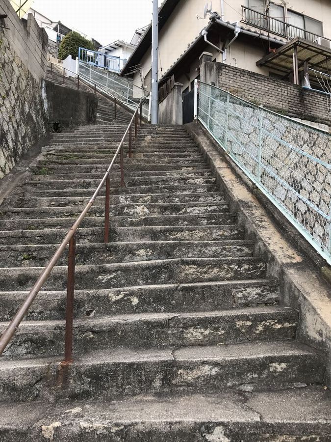 両城の200階段2