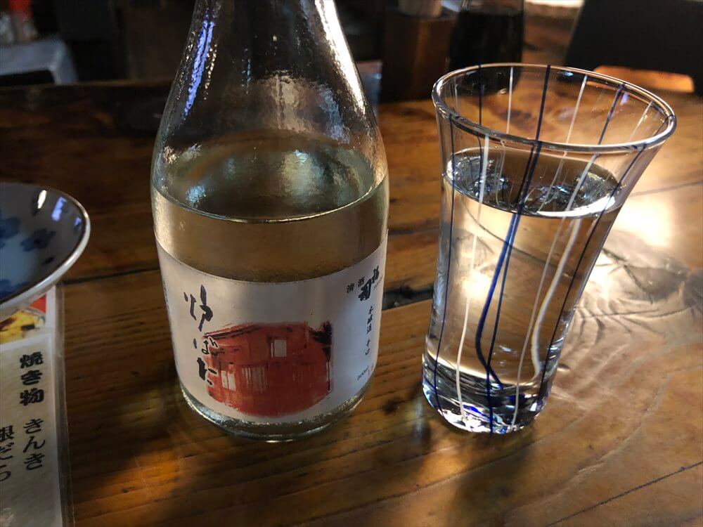 釧路の「炉ばた」の冷酒