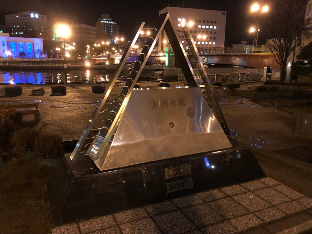 「釧路の夜」記念碑
